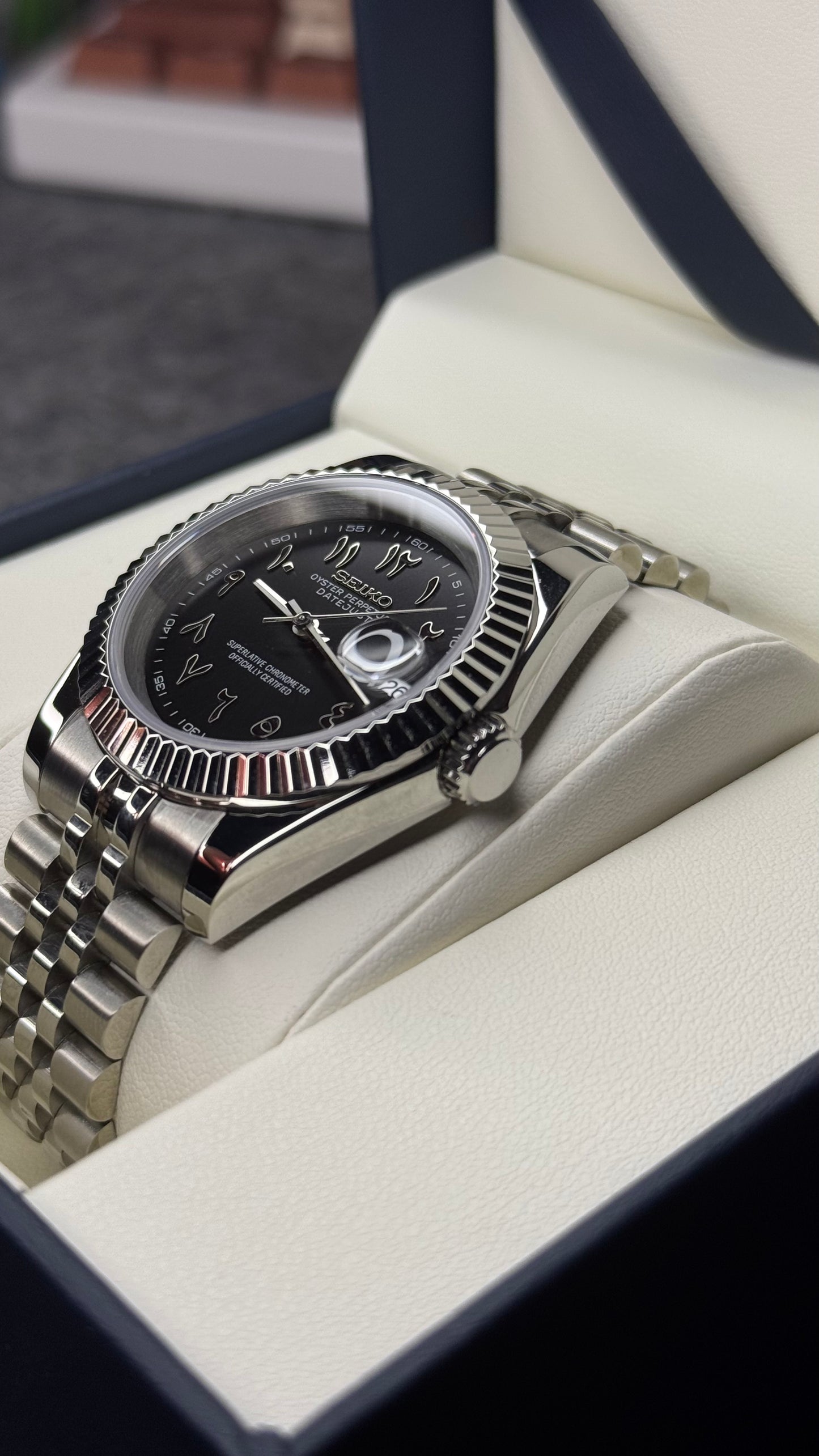 Midnight Black Arabic Dial
