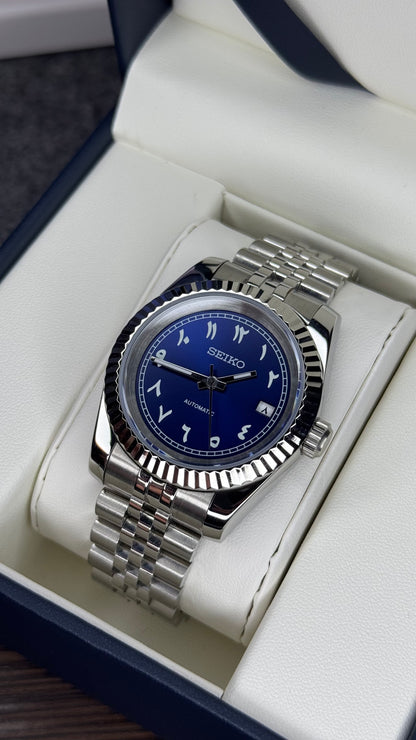 Royal Blue Matte Arabic Dial