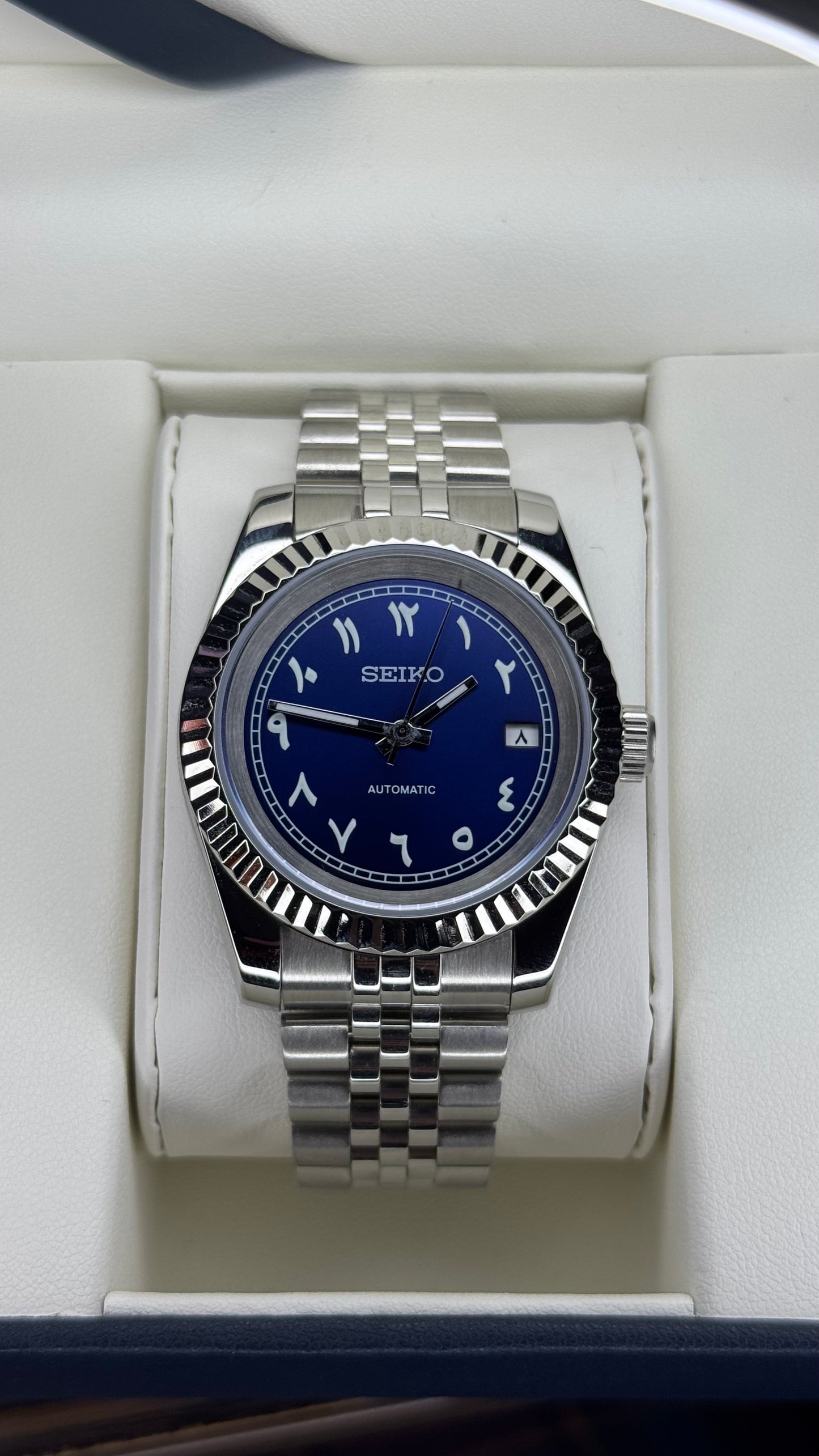 Royal Blue Matte Arabic Dial