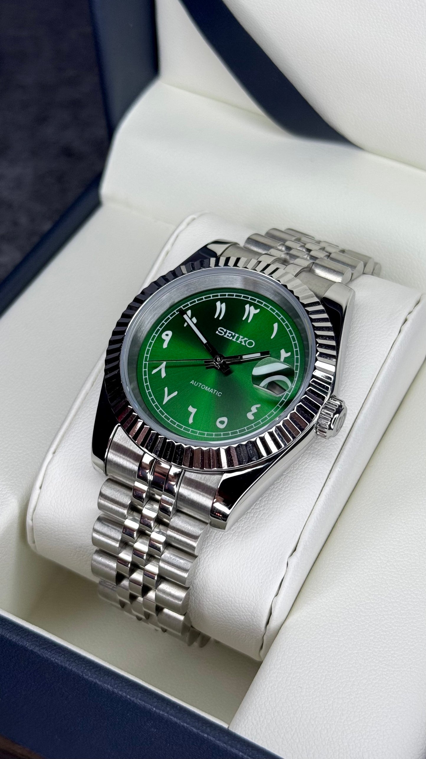 Forest Green Arabic Dial