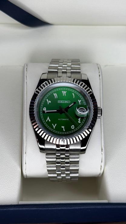 Forest Green Arabic Dial