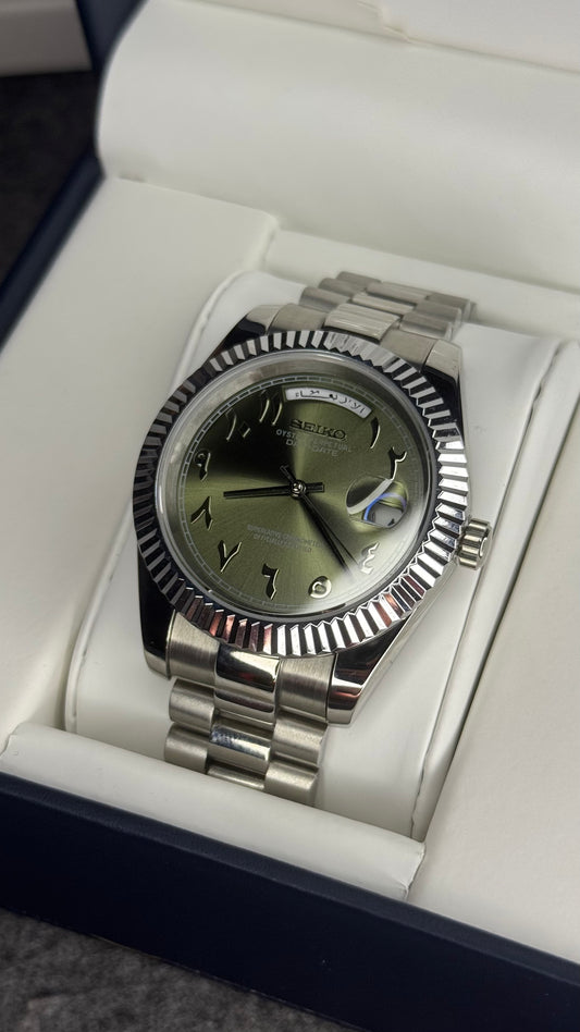 Olive Green Arabic Dial